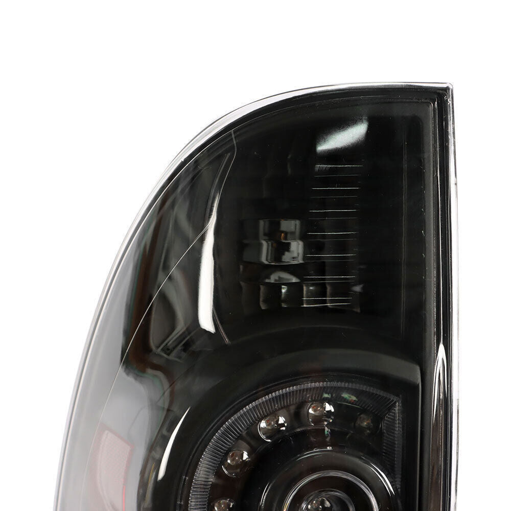 Rear Left&Right Tail Light For 2005-2015 Toyota Tacoma Black A Pair LED