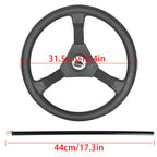 13 Feet Boat Rotary Steering System Outboard Kit Marine With 13.5" Wheel SS13713