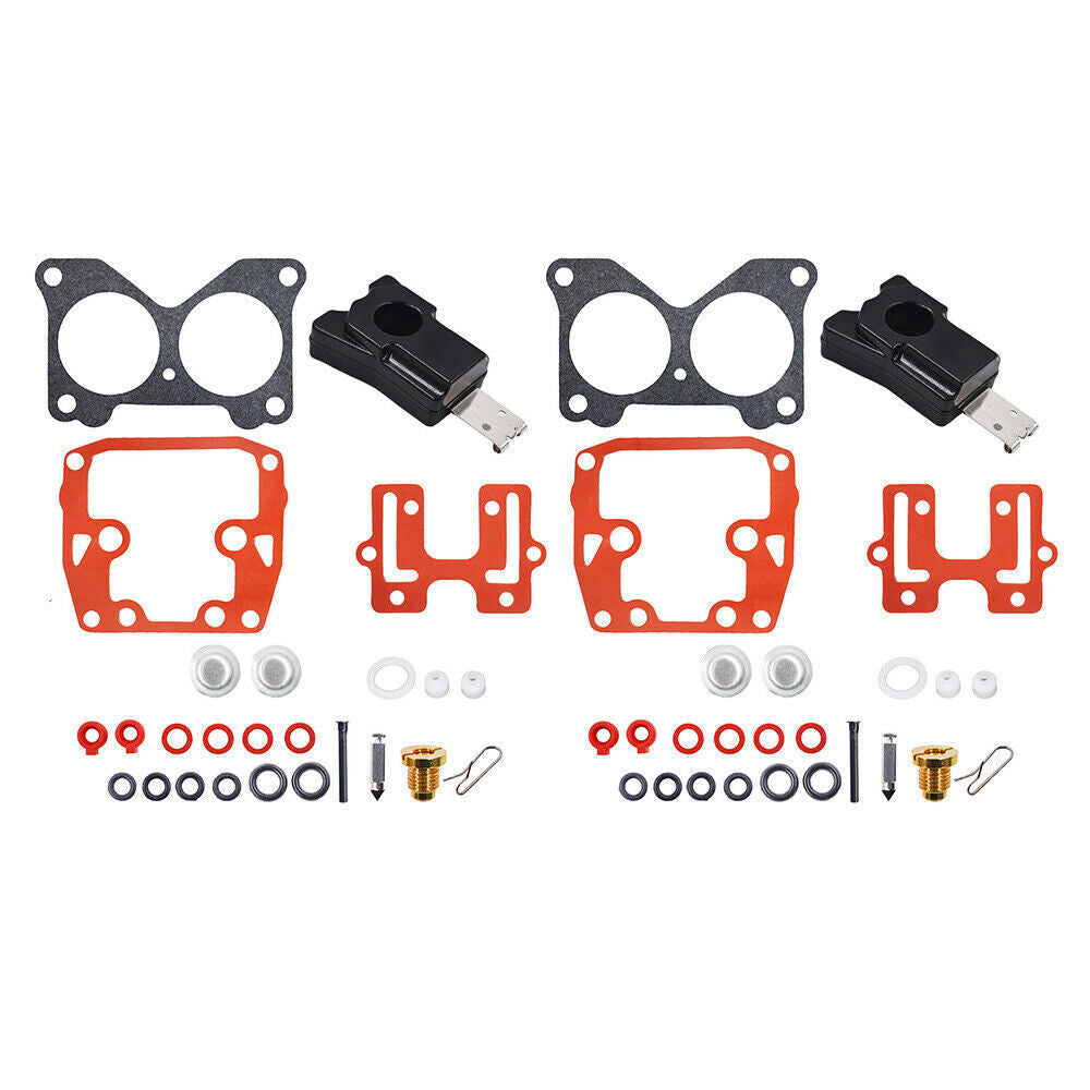 Carburetor Carb Rebuild Kit For Johnson Evinrude V4 85 90 100 115 125 140 HP X2