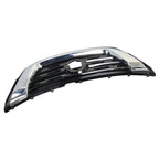 Front Bumper Upper Grilles For 2017-2020 Nissan Pathfinder Chrome Black