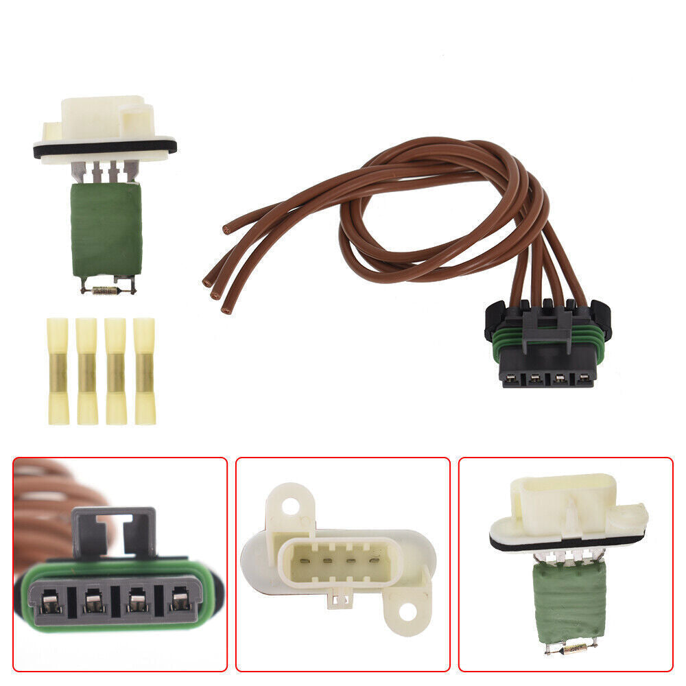 Regulator HVAC Blower Resistor Wire Kit For 2006-2012 Chevrolet Colorado