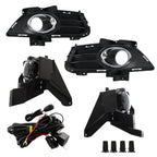 Left+Right Side Bumper Fog Lights For 2013-2016 Ford Fusion Lamps+Switch