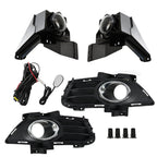 Left+Right Side Bumper Fog Lights For 2013-2016 Ford Fusion Lamps+Switch