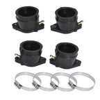 4Pcs Motorcycle Carburetor Intake Manifold Boot Joint for YAMAHA YZF600R 95-07