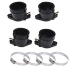 4Pcs Motorcycle Carburetor Intake Manifold Boot Joint for YAMAHA YZF600R 95-07