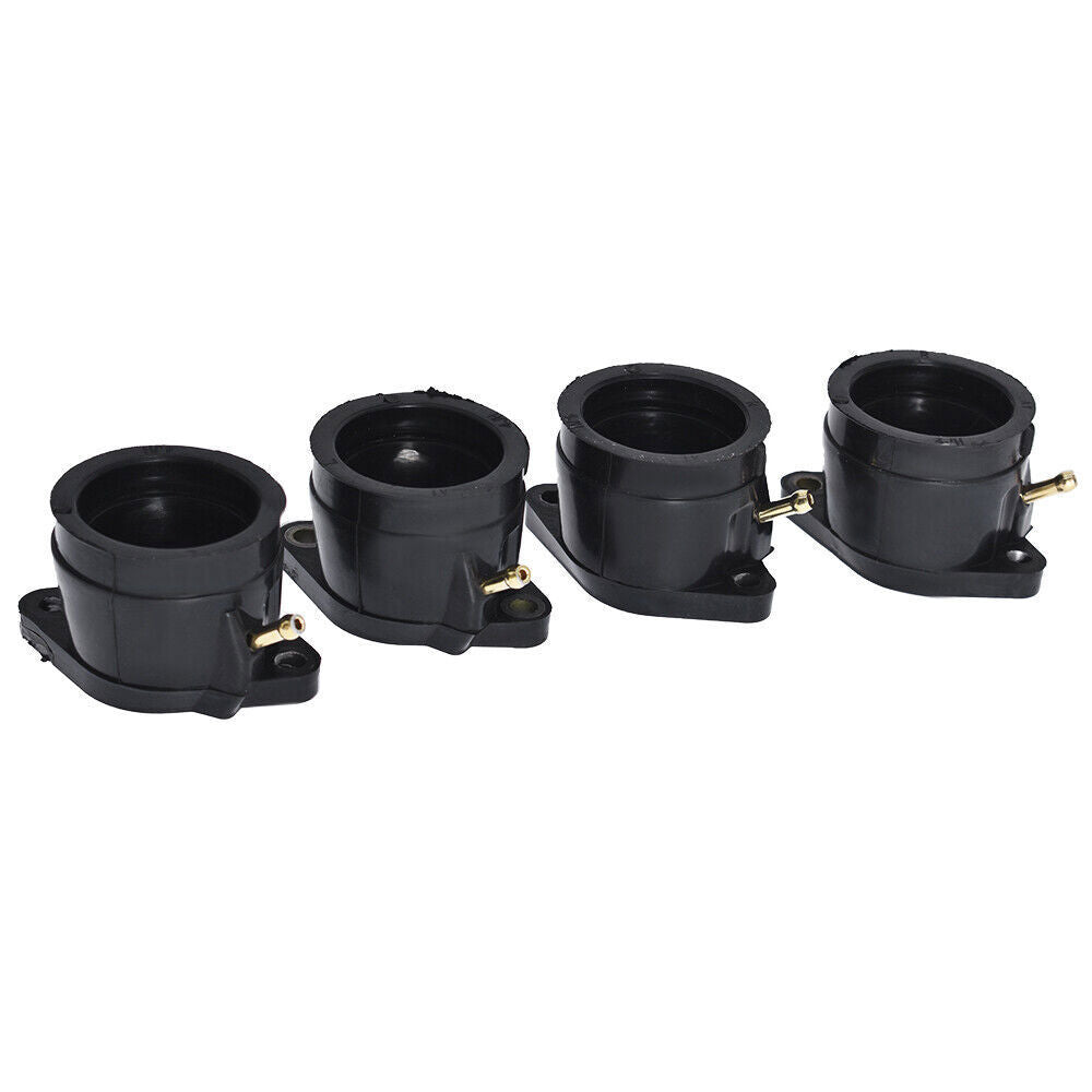 4Pcs Motorcycle Carburetor Intake Manifold Boot Joint for YAMAHA YZF600R 95-07