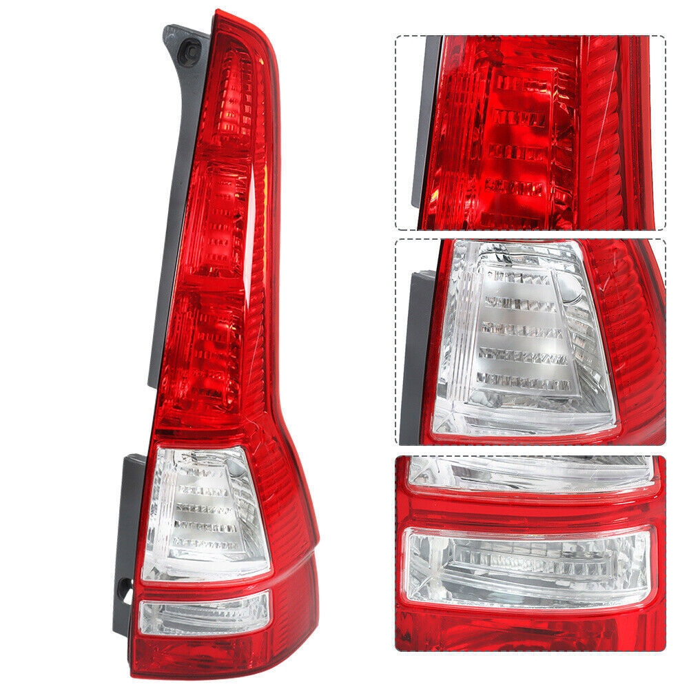 Passenger Right Side Tail Light For 2007-2011 Honda CR-V CRV Rear Clear
