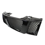 Front Grill For 2005-2008 Nissan Navara Frontier D40 Gloss Black Grill