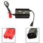 24V Floor Scrubber Battery Charger with SB50 Style RED Connector  10 Amp - 1.1m