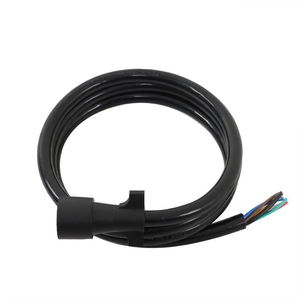 7-Pin Trailer Plug Cord Wire Cable 7 ft 7 Prong Trailer Light Wiring Connector