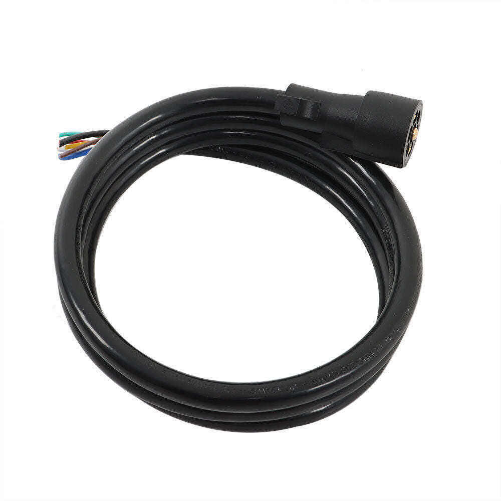 7-Pin Trailer Plug Cord Wire Cable 7 ft 7 Prong Trailer Light Wiring Connector