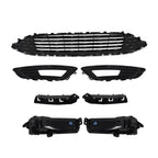 Front Bumper Cover&Upper Grille w/ Fog Light For 2015-2018 Ford Focus