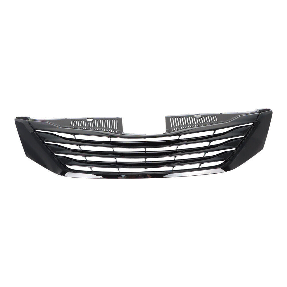 Front Upper Grille For 2011-2017 Toyota Sienna Gloss Black TO1200332