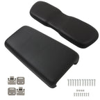 For Club Car DS 2000.5-Up Golf Carts Front Seat Bottom+Back Cushion Black
