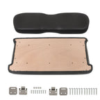 For Club Car DS 2000.5-Up Golf Carts Front Seat Bottom+Back Cushion Black