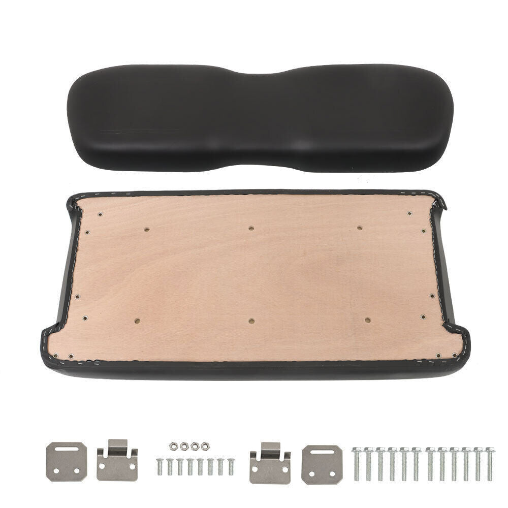 For Club Car DS 2000.5-Up Golf Carts Front Seat Bottom+Back Cushion Black