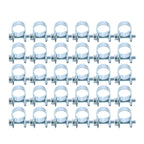 30Pcs Fuel Injection Hose Clamp 1/4", 5/16", 3/8" AUTO Fuel Clamps Metal