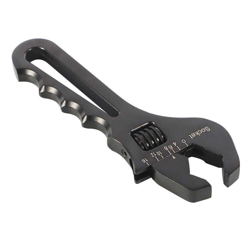 3AN-16AN Adjustable Wrench Black Aluminum Tool For Hose End Fitting