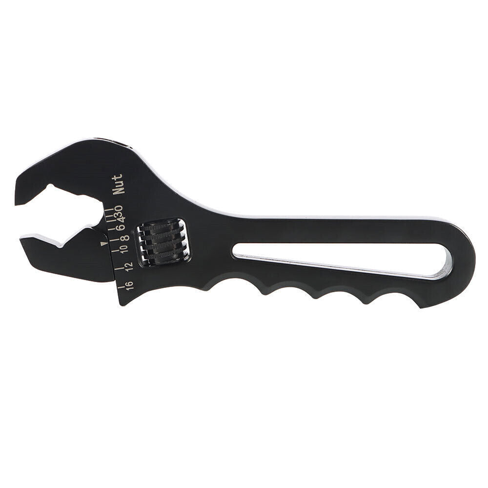 3AN-16AN Adjustable Wrench Black Aluminum Tool For Hose End Fitting