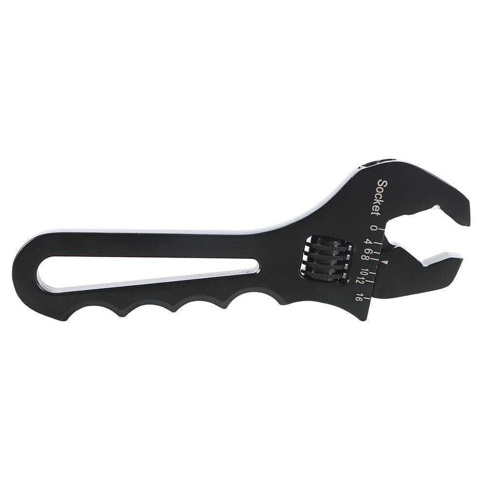 3AN-16AN Adjustable Wrench Black Aluminum Tool For Hose End Fitting