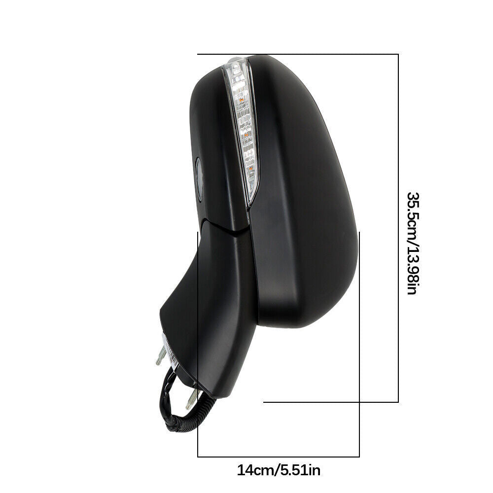 Right Side View Mirror For 2015-2017 Ford Fusion With FS7Z17682DA-PFM