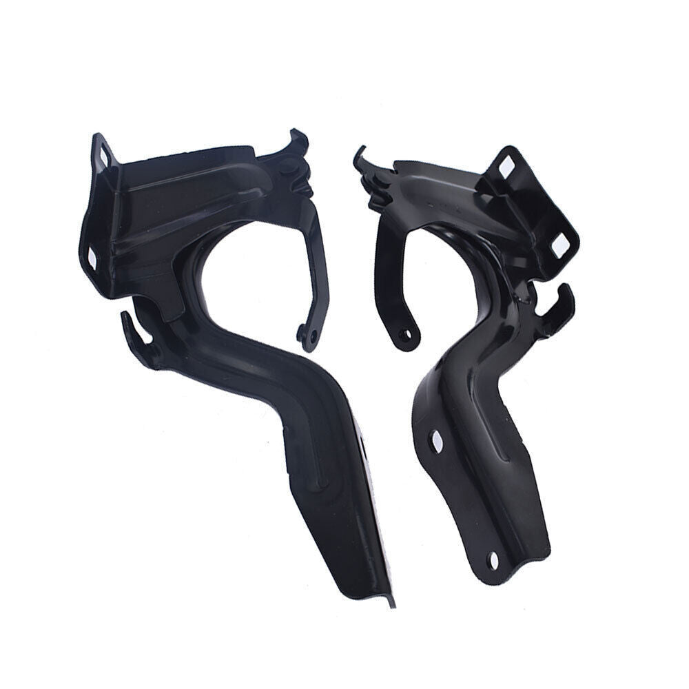Hood Hinge Right & Left Pair Set Black For 2014 - 2019 Nissan Rogue