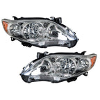 Left&Right Headlights For 2011-2013 Toyota Corolla Headlamps Replacement