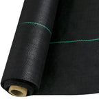 Weed Cover 6×300FT PE Woven Ground Cover Landscape Fabric 3.2-Ounce Weed Barrier