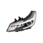 Left Headlight Fit For 2017-2018 Kia Forte Forte5 Black Halogen W/o LED