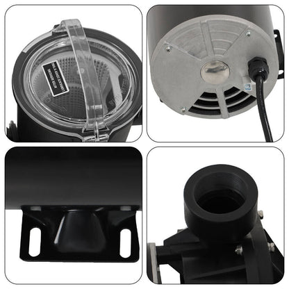For Hayward W3SP1580X15 Power Above Ground Swimming Pool Pump 1.5HP With 3' Cord