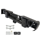 Rear Step Bumper Assembly For 2015-2020 Ford F-150 Black W/ Park & Tow