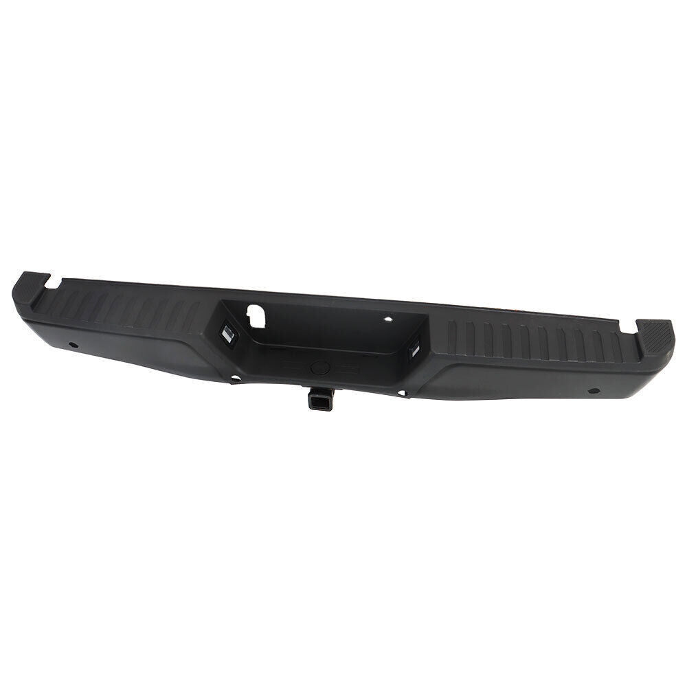 Rear Step Bumper Assembly For 2015-2020 Ford F-150 Black W/ Park & Tow