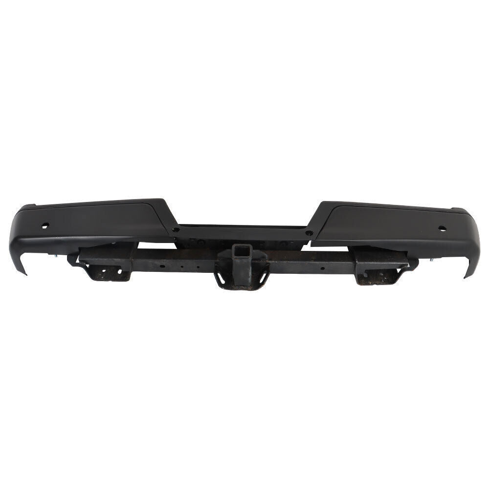Rear Step Bumper Assembly For 2015-2020 Ford F-150 Black W/ Park & Tow