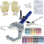 With 7 Dies Hydraulic Clamp A/C Set IG-71500 Crimping Tool A/C Hose Crimper New