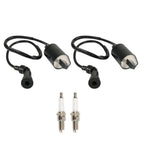 2 x Ignition Coil & Spark Plug For Suzuki S83 Intruder VL1500 VS1400 1987-2004