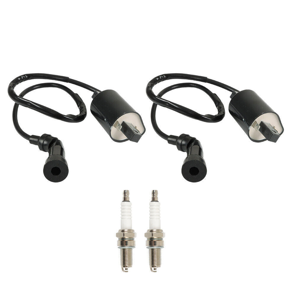 2 x Ignition Coil & Spark Plug For Suzuki S83 Intruder VL1500 VS1400 1987-2004