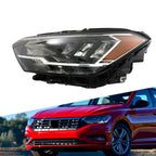 Left+Right Headlight For 2019-2023 Volkswagen Jetta Non-Projector LED
