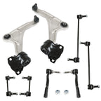 Front Lower Control Arms + Tierods Sway Bars For 2013-2016 Ford Fusion