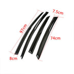 Window Visor For 2013-2018 Nissan Altima Sun Wind Deflector Rain Shade