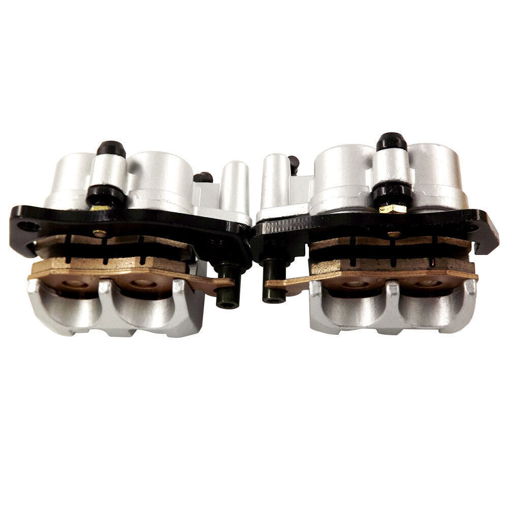 Front Left Right Brake Caliper W/Pads for Yamaha Rhino 660 YXR660 4X4 2004-2007