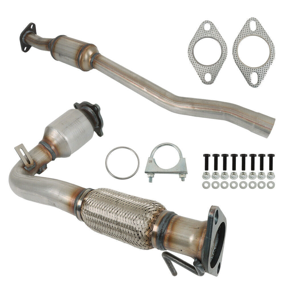 Front Rear Pair Catalytic Converter For 2010-2014 Chevy Equinox 2.4L l4