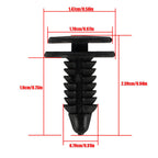 100Pcs Clip Fasteners Door Plastic 6503709 For Chrysler Dodge Ram Pickup