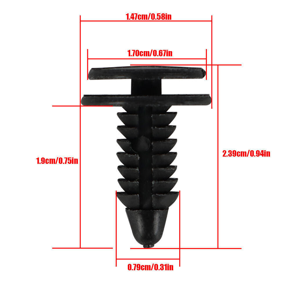 100Pcs Clip Fasteners Door Plastic 6503709 For Chrysler Dodge Ram Pickup