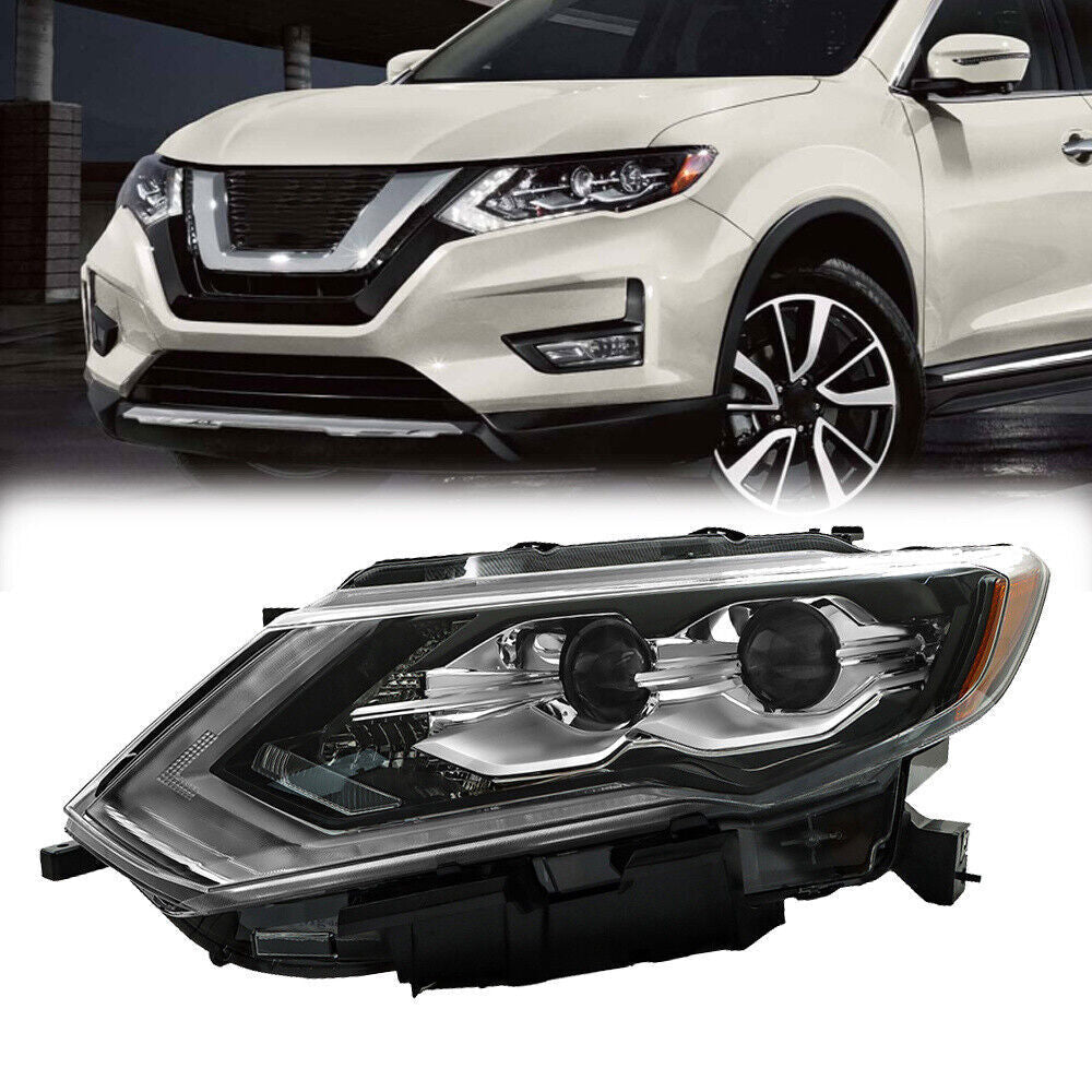 Left Side Headlight For 2017-2020 Nissan Rogue SL Sport/ Hybrid LED Lamp