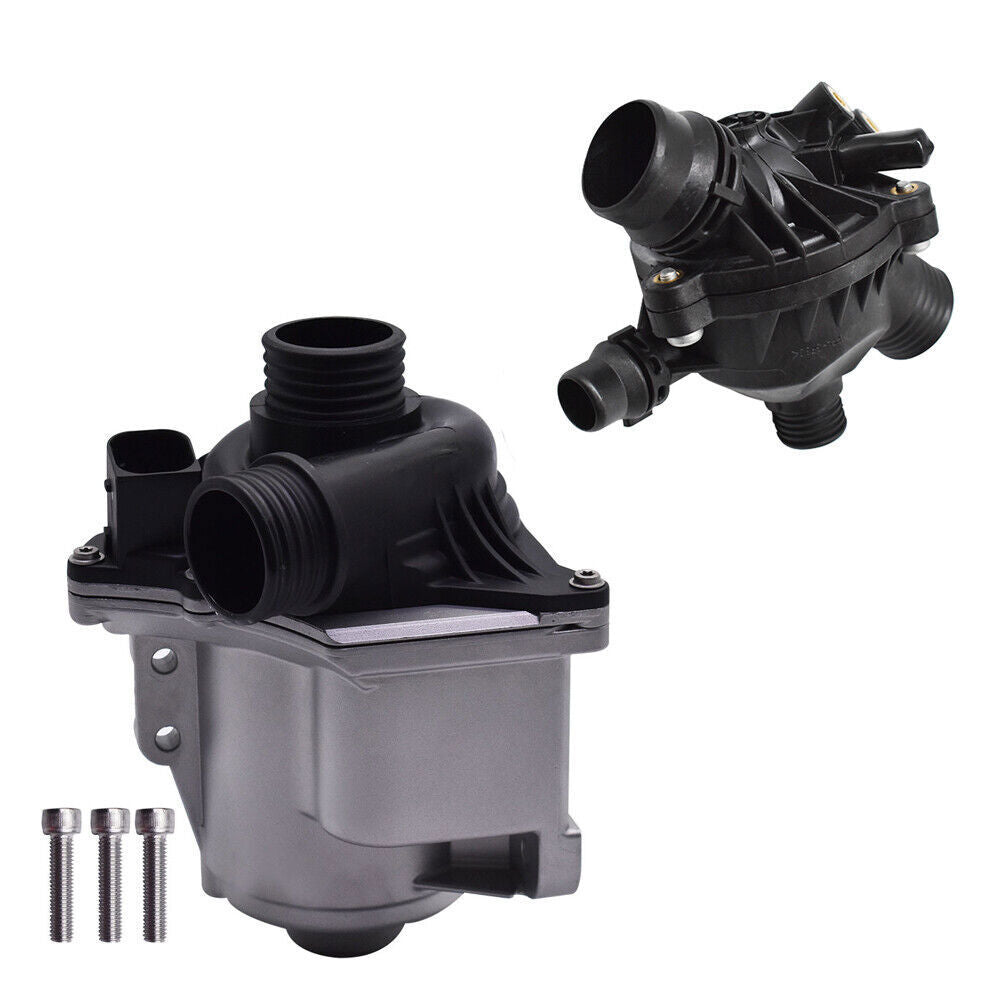 Electric Engine Water Pump w/Thermostat For 2012-2016 BMW 640i 3.0L