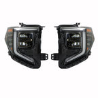 Left+Right LED Headlight For 2022-2024 GMC Sierra 1500 AT4|AT4X Headlamp