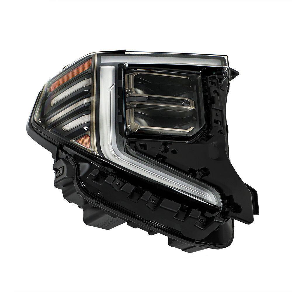 Left+Right LED Headlight For 2022-2024 GMC Sierra 1500 AT4|AT4X Headlamp