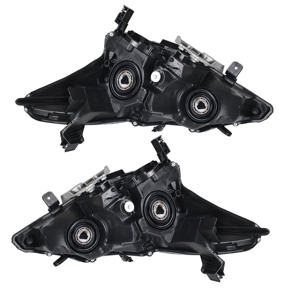 Right+Left Headlight For 2013-2015 Altima Nissan Sedan Black Housing