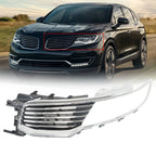 Front Grille Grill Assembly Chrome For 2016-2018 Lincoln MKX Left Side