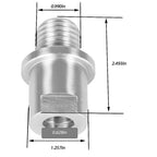 Converts 5/8" Shopsmith to 1" × 8tpi Lathe Headstock Spindle Adapter